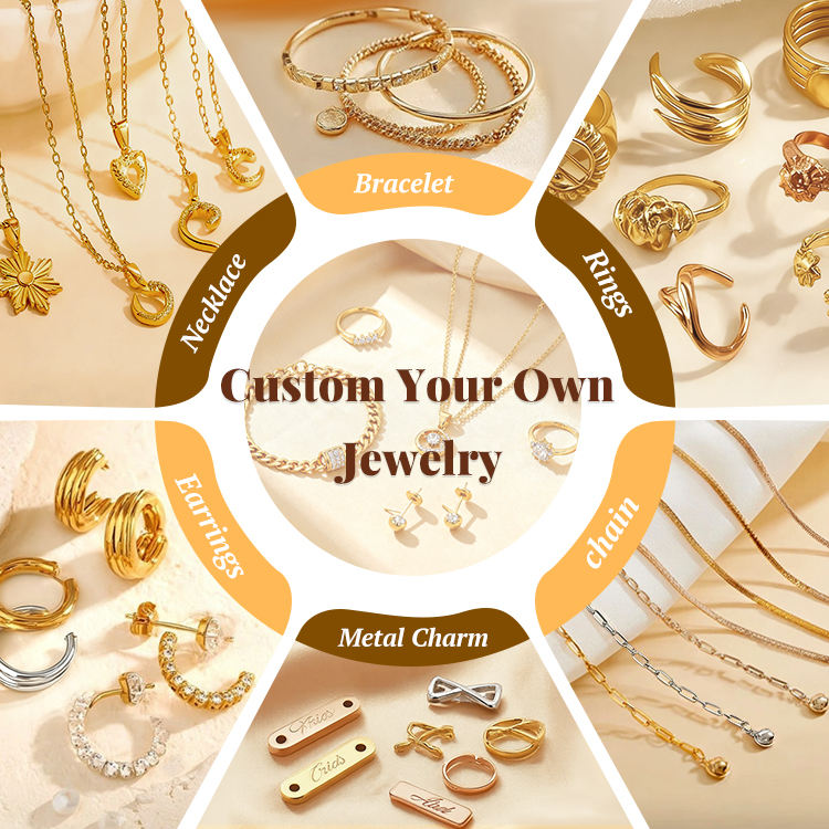 ChangXing OEM &amp; ODM Custom Jewelry DIY Maker Manufacturers Wholesale Customization Silver Gold Plated Pendant Necklace for Women