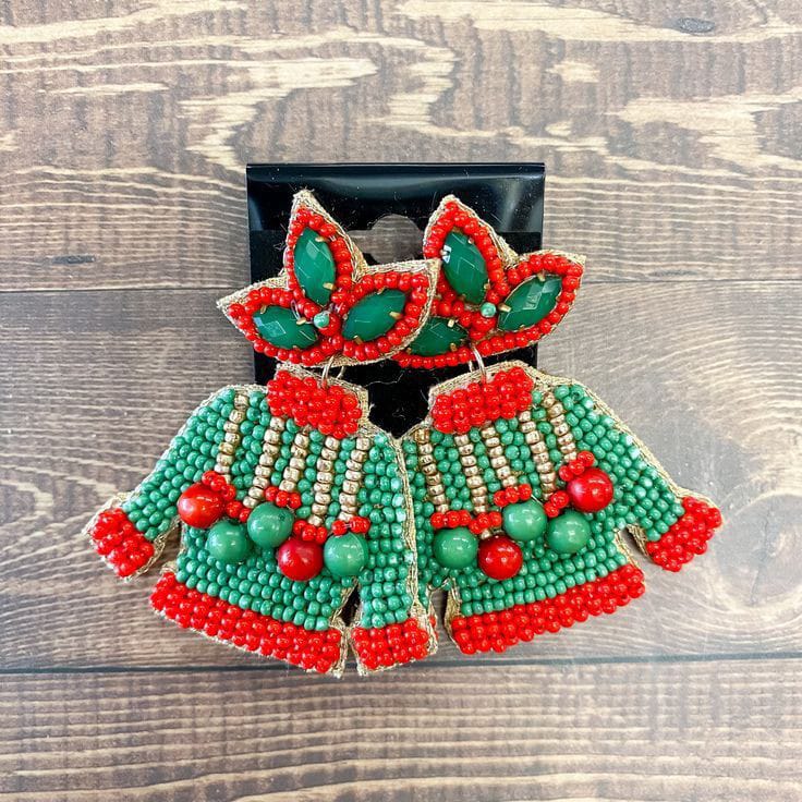 Embroidery earring for women