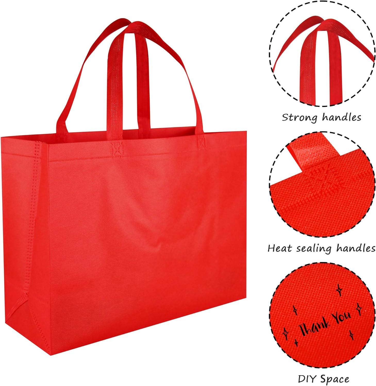 Custom Clothing Supermarket Shopping Reusable Portable Cheap Bag Ecological Promotional Non Woven Bag