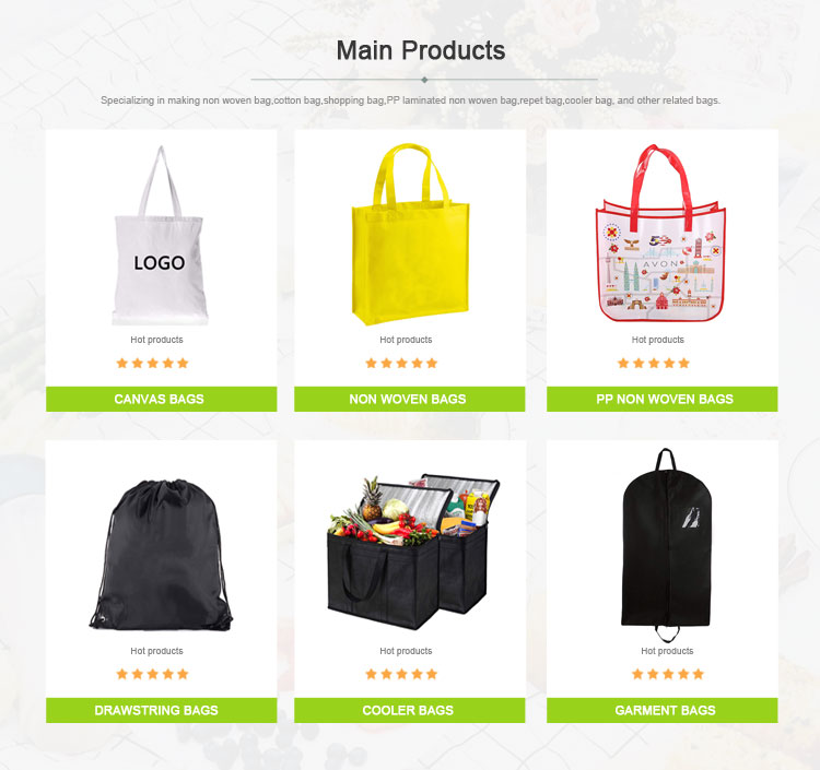 Bag Categories Overview