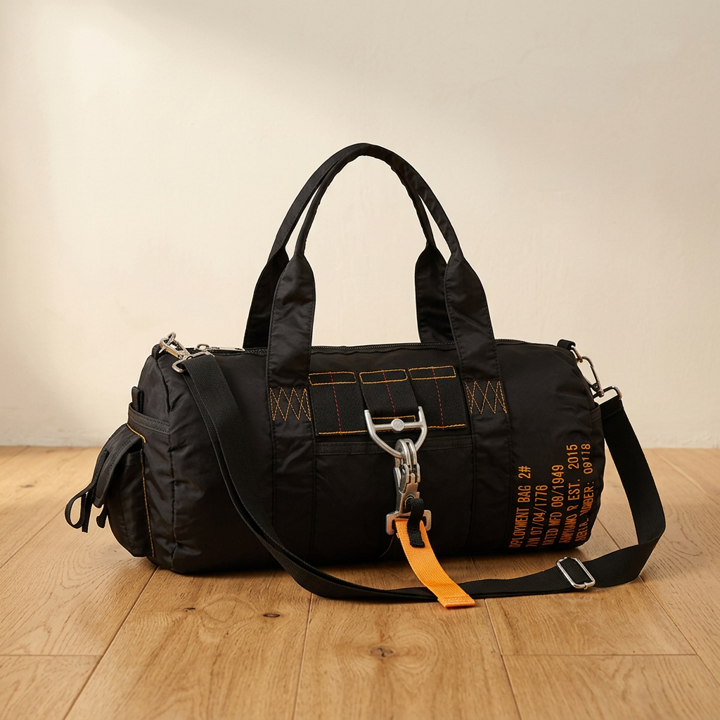 Custom 2024 Unisex Solid Color Fashion Sports Bag With Zipper Closure Made In China Model LQ09118