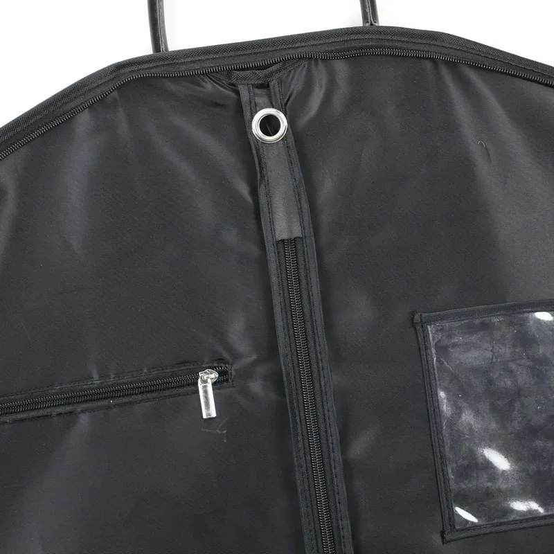 Premium Leather-Handled Business Suit Garment Bag for Professionals