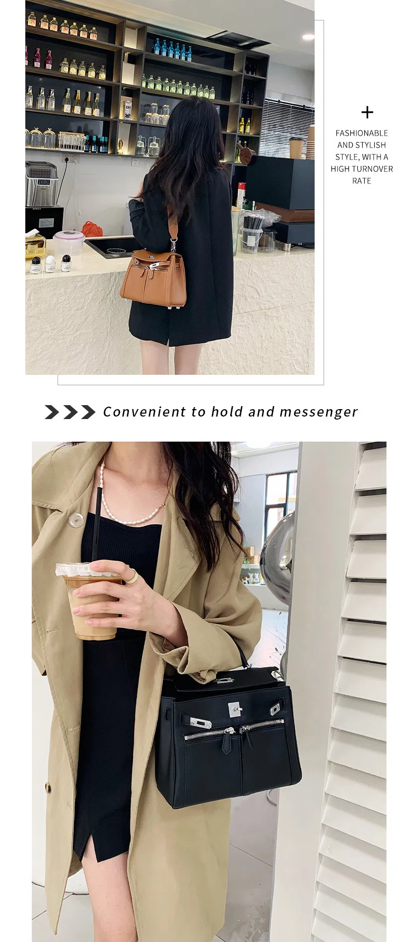 Emg7090 Ladies Logo Big Hand Crossbody Kelly Branded Bags Luxury Women Female Famous Brand Inspired Designer Bag