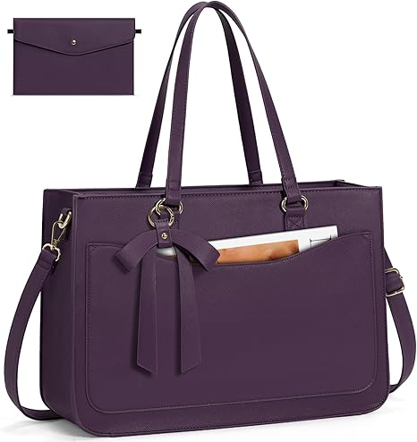 Commuter Bag Business Office Briefcase Large Capacity Handbag Shoulder Bag Professional Office