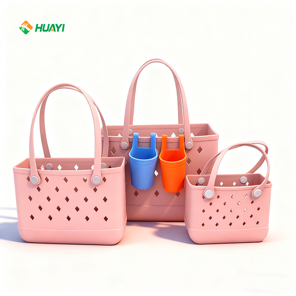 Huayi Tote Custom Tote Bag Manufacturers Fashion Shopping Bag for Beach Dropship Tote Eva Bag