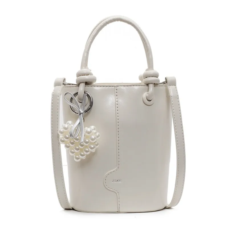 Mini Bucket Bag Minimalist All-Purpose Handbag Niche Western-Inspired One-Shoulder Messenger Bag