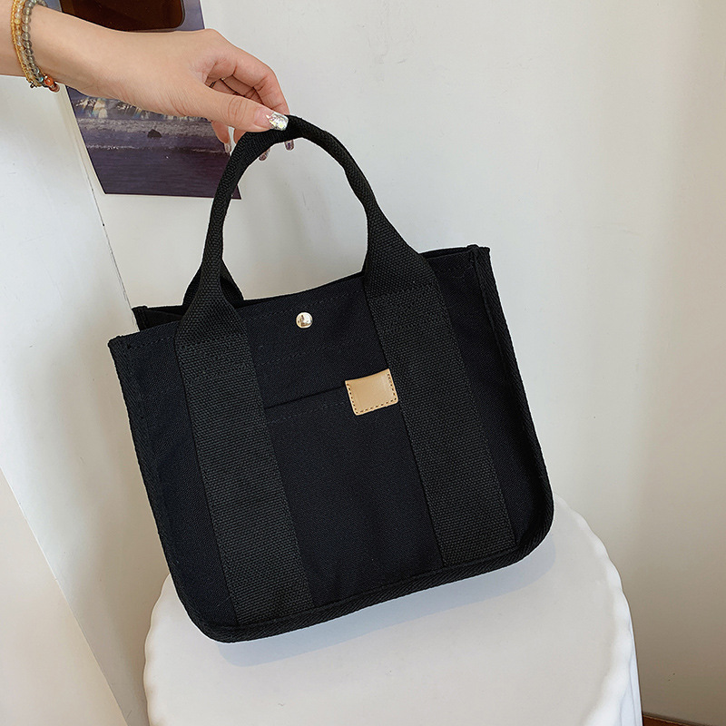 Custom Logo Private Label Women Stylish Bag Ladies Canvas Handbags