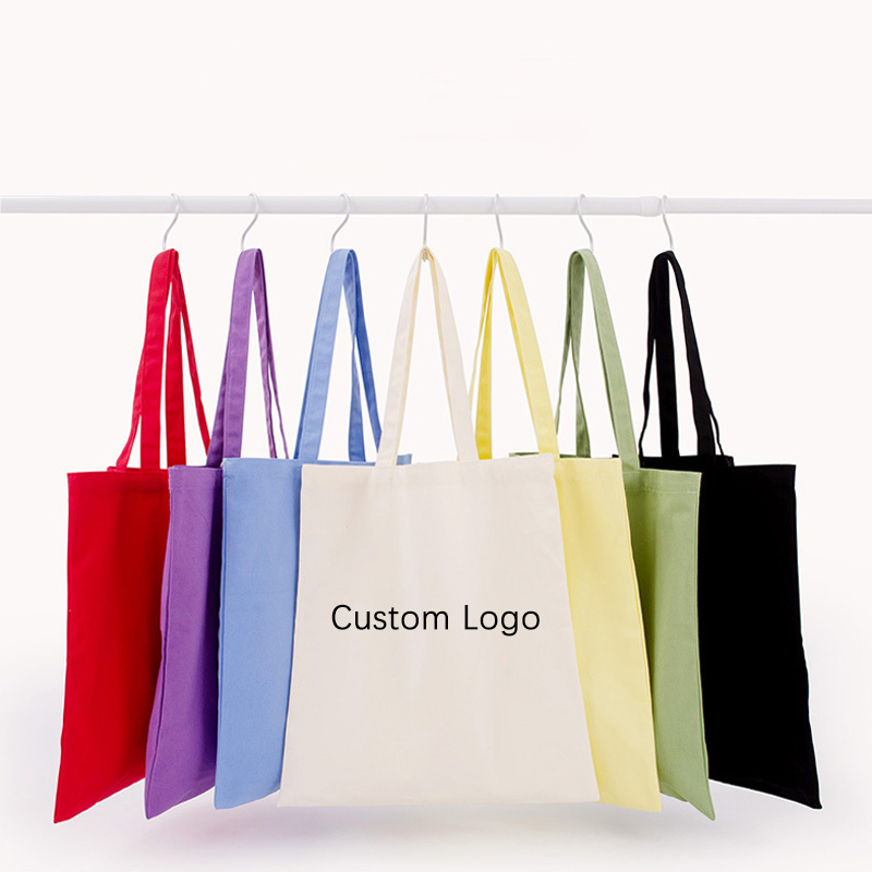 Custom Colorful Tote Bag Factory Canvas New Style Washable Fashion Shopping Handbag for College Students Customized Tote Bags