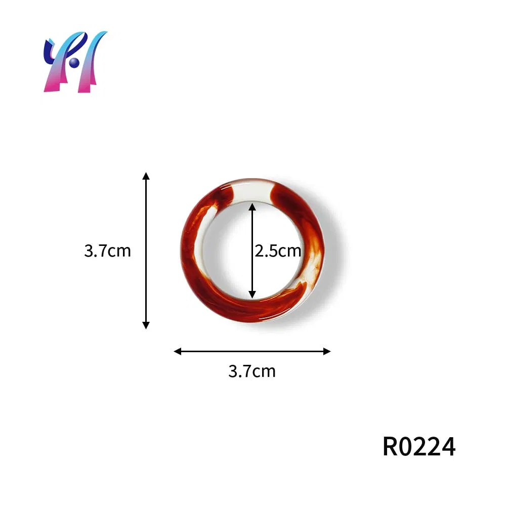 Premium Irregular Resin Buckles for Swimwear Accessories, Non-Toxic &amp; Saltwater-Proof, Factory Source Price