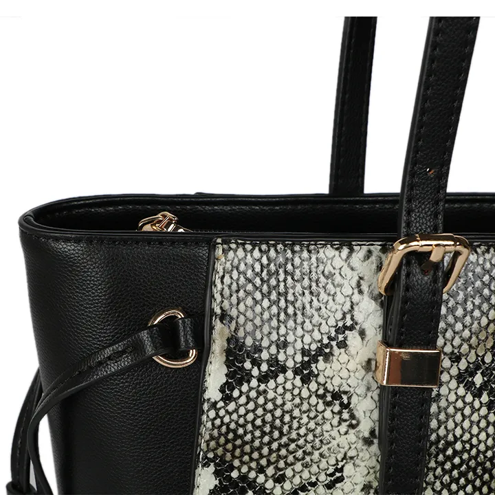 PU Leather Tote Shoulder High Quality Fashion Lurxury Vegan Material Ladies Bag