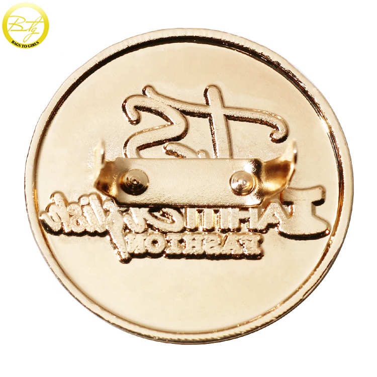 Customized Zinc Alloy Designer Handbag with Gold Plate Private Tags Badge Logo Engraved Small Safe Secure Lock Lady's Wallet