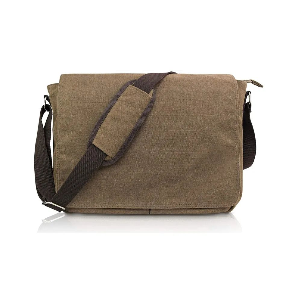 Xianghui Wholesale Custom Trendy Business Casual Men Women Sling Bags Canvas Shoulder Crossbody Messenger Bag