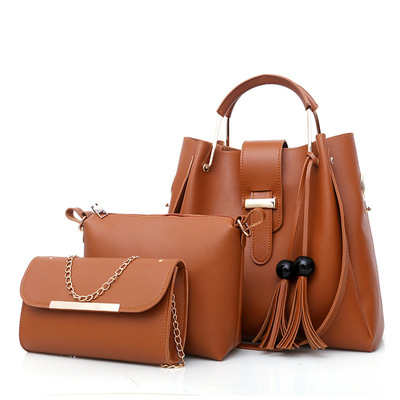 Wholesale Large Capacity 3pcs Handbag Set Ladies Crossbody Shoulder Bag Purse Fashion Designer Handbags for Women Luxury