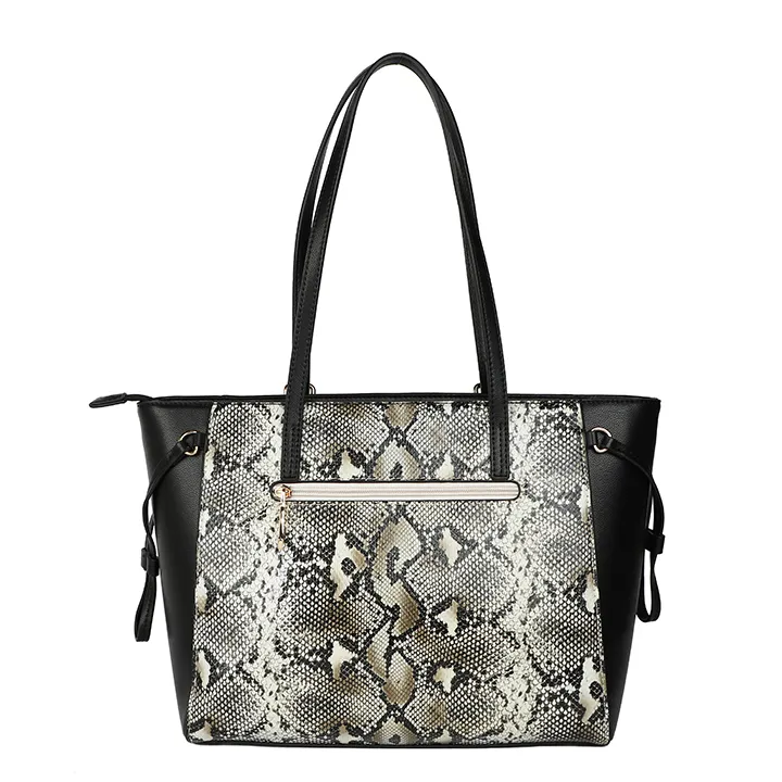 PU Leather Tote Shoulder High Quality Fashion Lurxury Vegan Material Ladies Bag