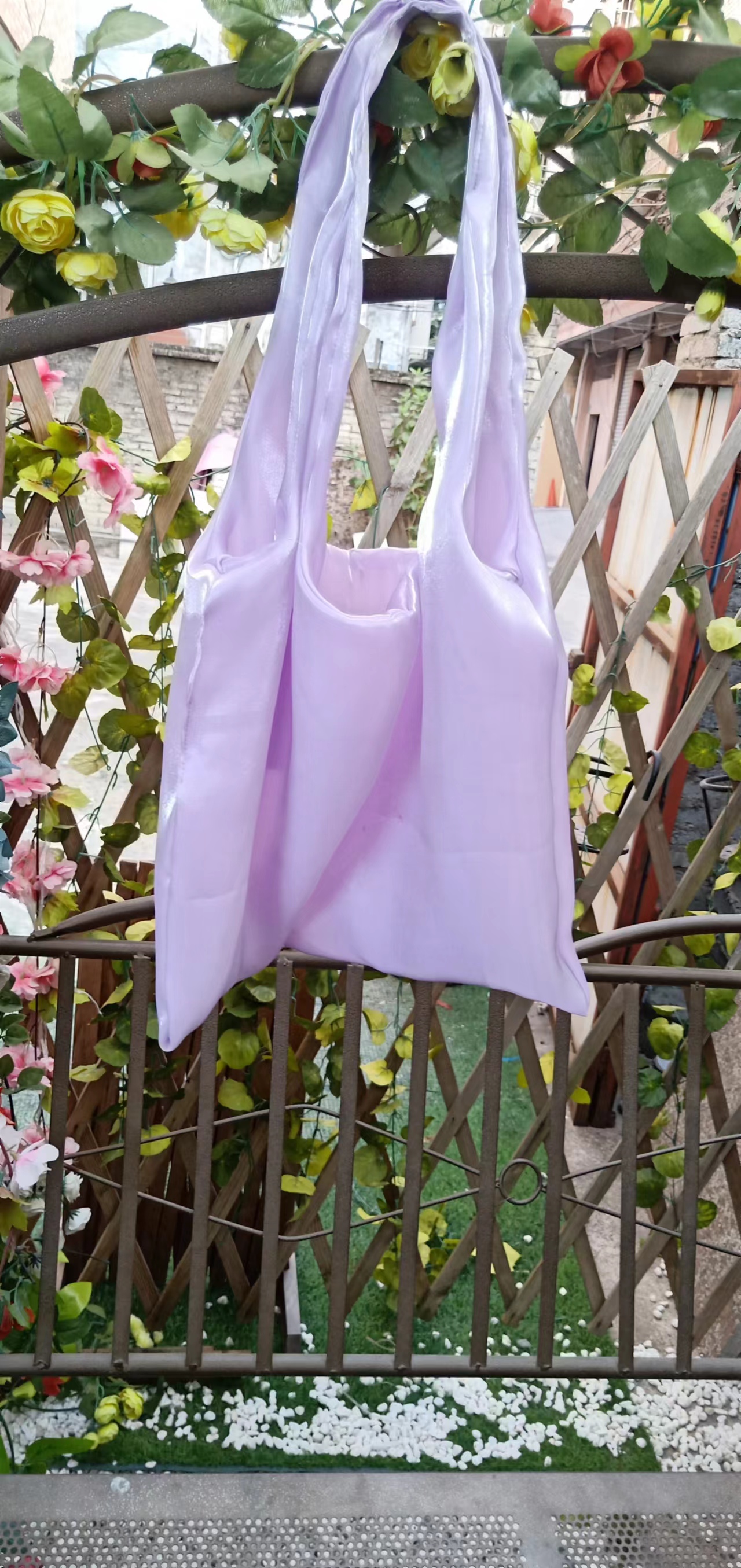 Luxury Customize Label Promotional Durable Organza Shopping Bag Luxury Soft Gift Handbag Promotion Handbag