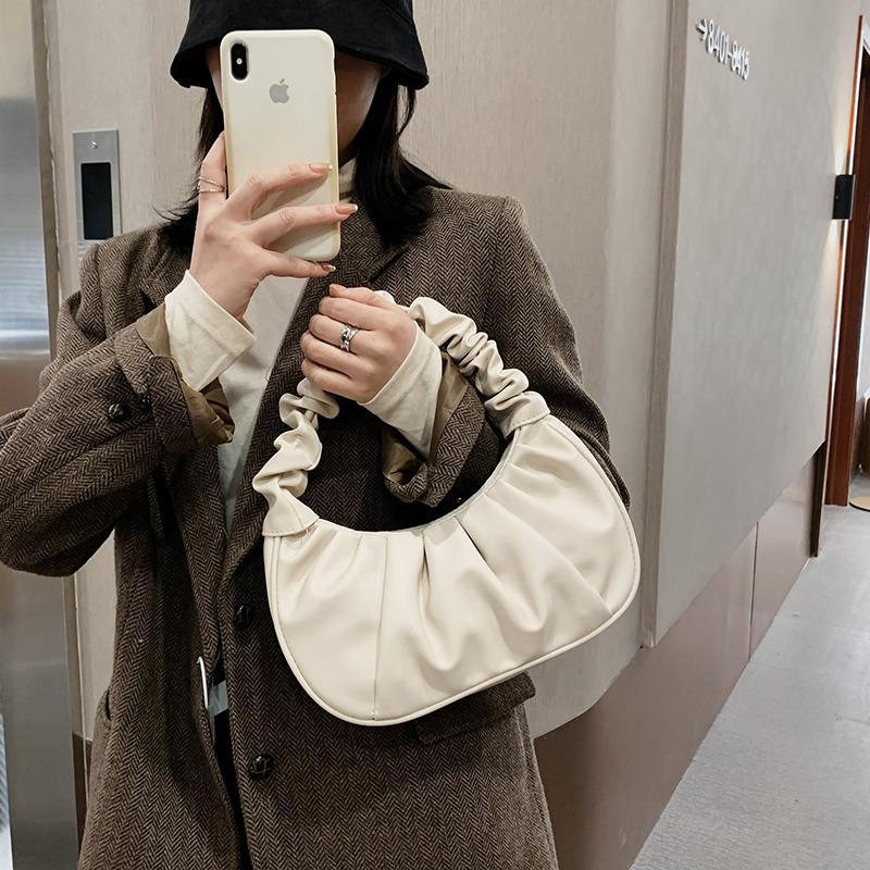 Elegant Fashionable Vegan Leather Tote Bag for Women Solid PU Shoulder Handbags with Two Straps-for Spring Summer Winter