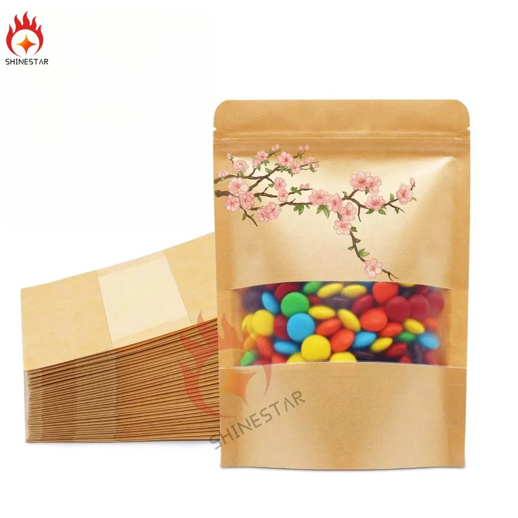 Kraft Paper Bag with Transparent Window