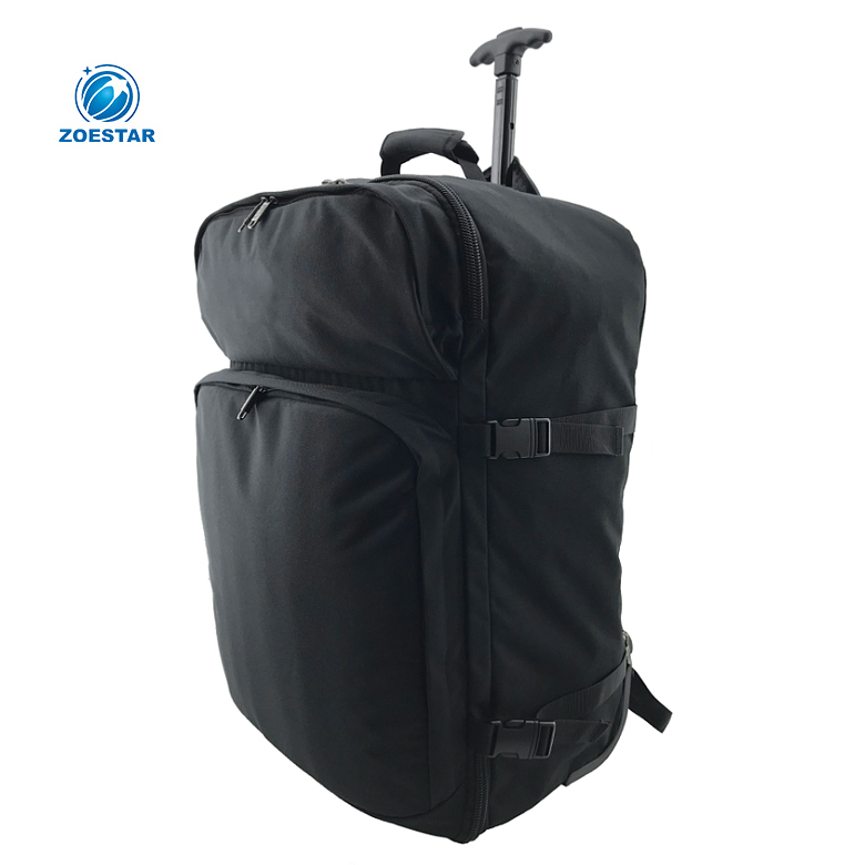 Professional Business Trip Laptop Compartment Secure Pocket Luggage Trolley Bag