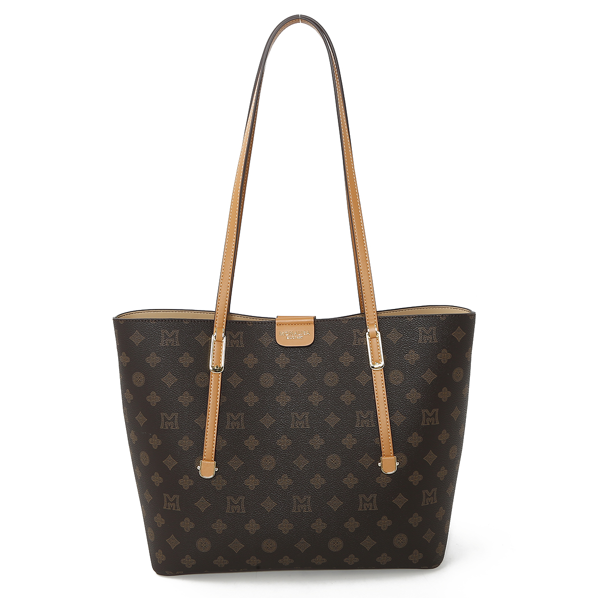 OEM ODM Luxury Ladies' High Quality PU Leather Handbag Large Capacity Printed Pattern Cross-Body Underarm Double-Handle Big