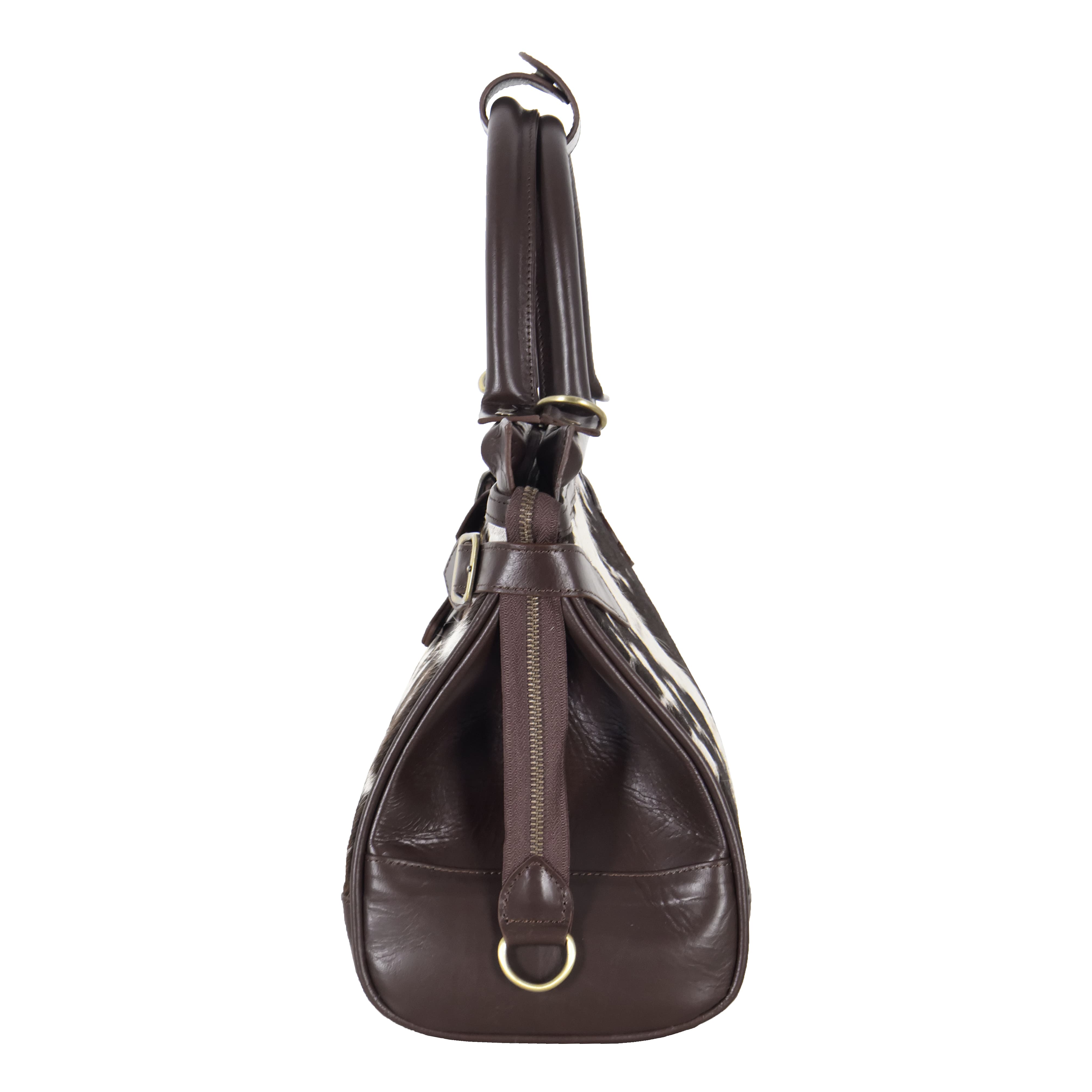 8080 Brown Fur Ladies Bag Detail