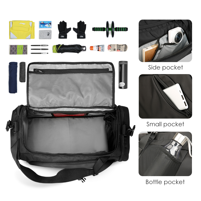 Mark Ryden Fashion Multi-function Cross Body Bag Travel Bags Customized Logo Large Capacity Gym Bag MR8206