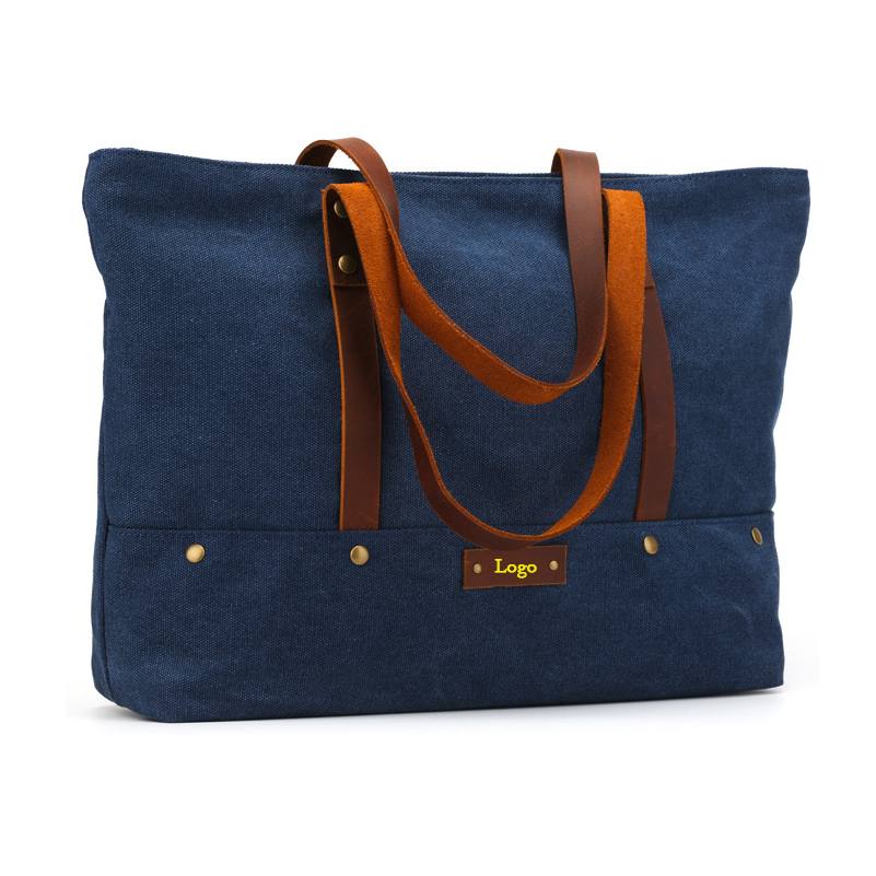 Custom Manufacturers wholesale Women's Fashion Designer Canvas Durable Promotional Tote Bag