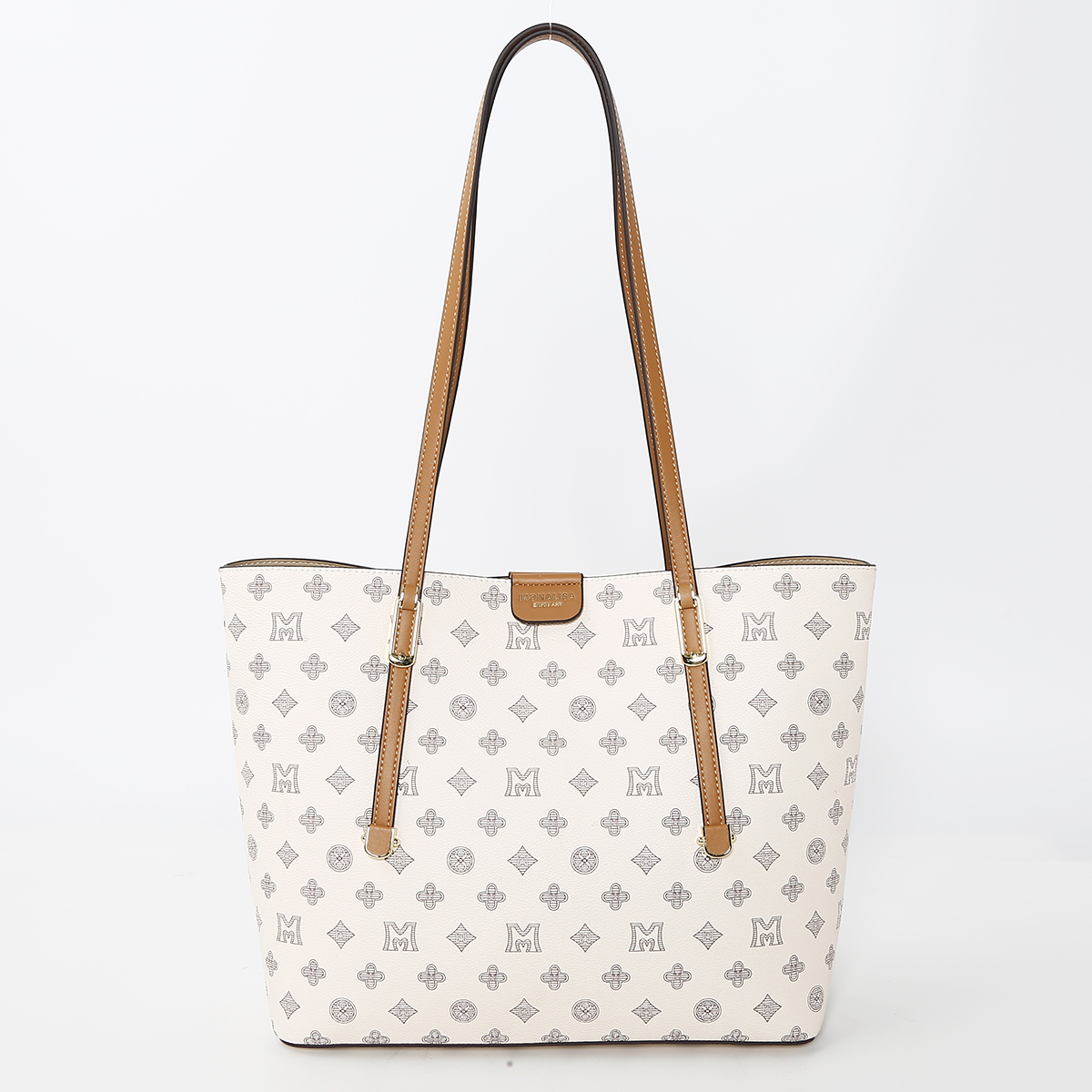 OEM ODM Luxury Ladies' High Quality PU Leather Handbag Large Capacity Printed Pattern Cross-Body Underarm Double-Handle Big