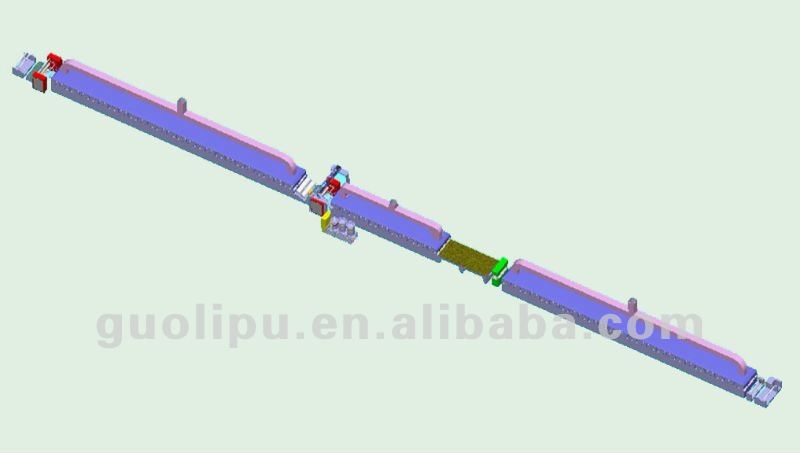 GL-608 PU Polyurethane Artificial Leather Production Line Demo 5