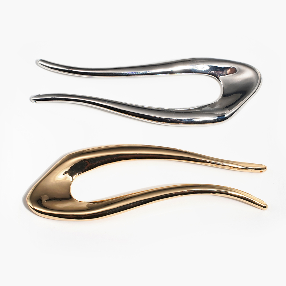 Wholesale Hairpins Simple Elegant Silver Gold U Shape Metal Hair Clips for European Women Fashion Hair Accessories for Girls