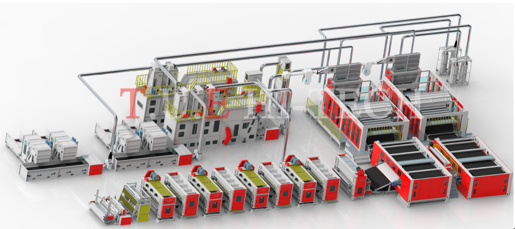 Nonwoven Artificial Leather Production Line for the Base Cloth of Leather Fabric and Synthetic Leather Needle Punched