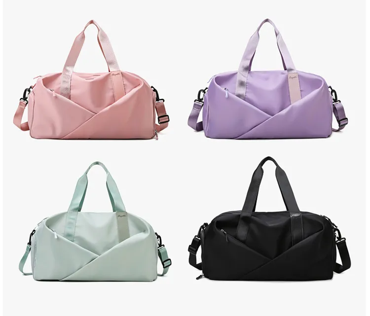 Fashion Travel Lady Handbag Shoulder Fitness Large Durable Waterproof Gym Sport Duffel Women Handbag