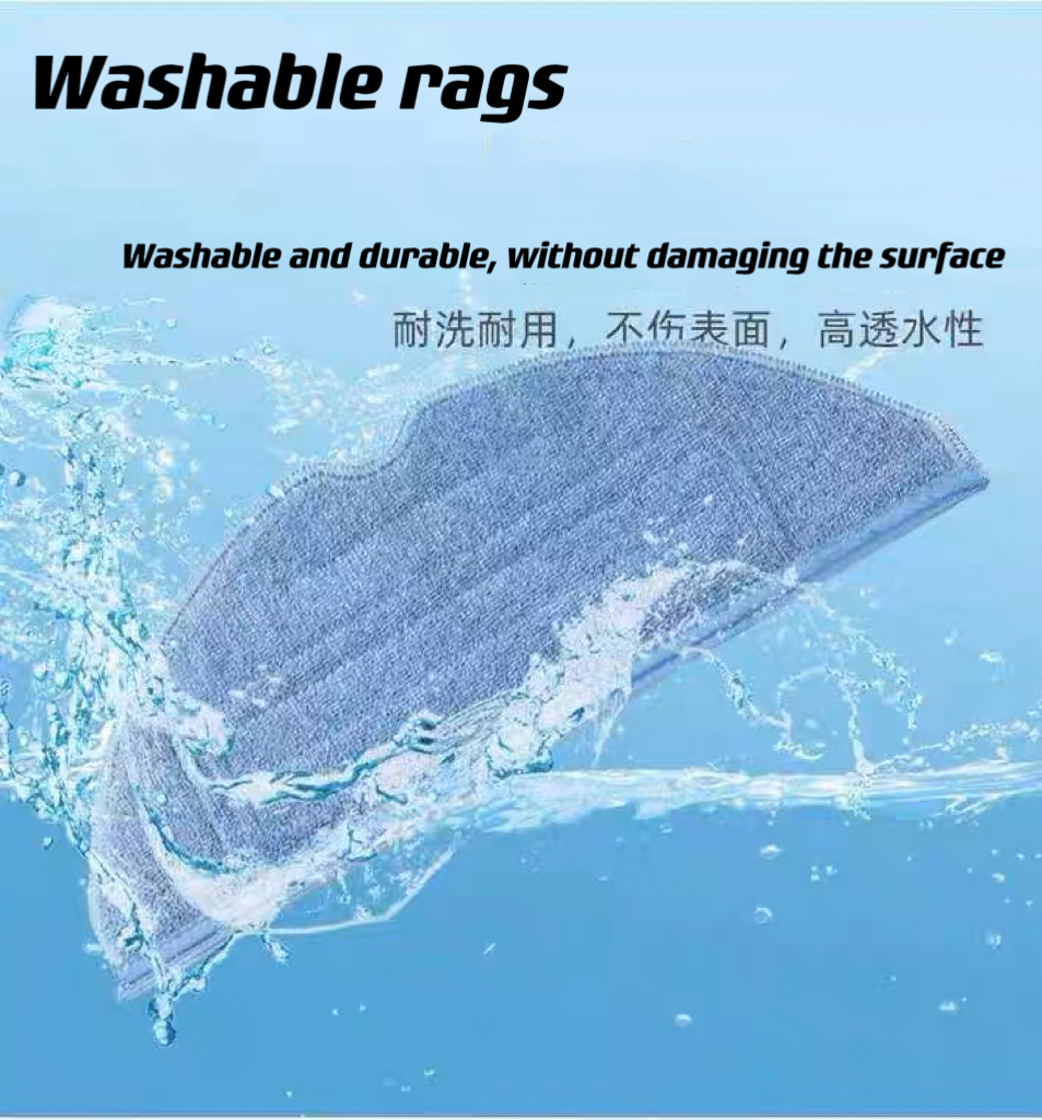Robot Vacuum Accessories Cleaner Parts For Xiaomi Roborock Mop S7 S7 Max V Maxv Ultra T7S T7S Plus Replacement Mop Cloth