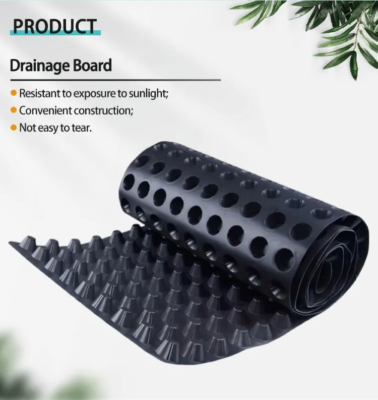 Waterproof Dimple Drainage Sheet: Traditional HDPE Drainage Board Solution