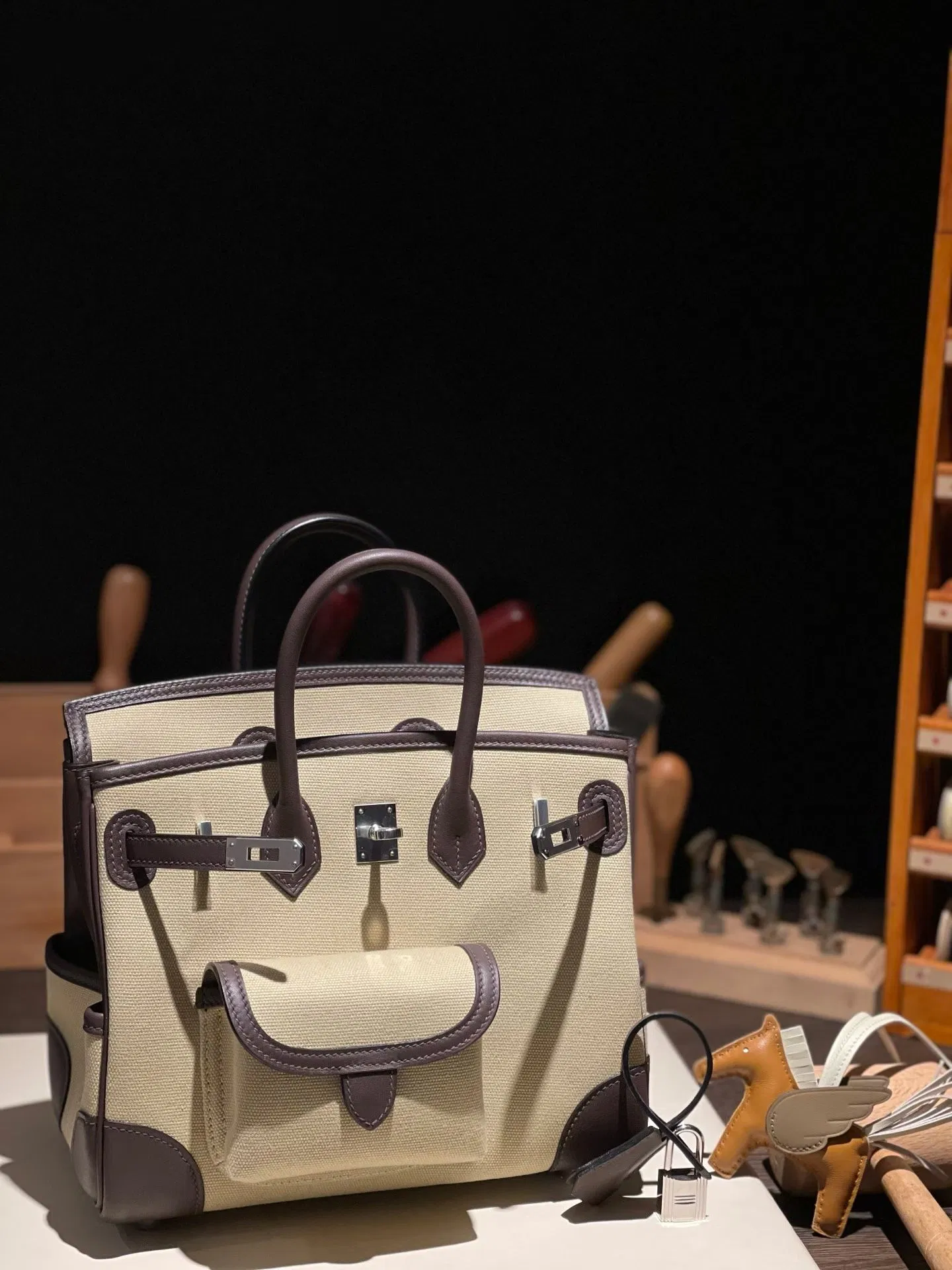 Professional Genuine Leather Briefcase Tote Bag for Women Business Work Office Laptop Bag Cowhide Handbag