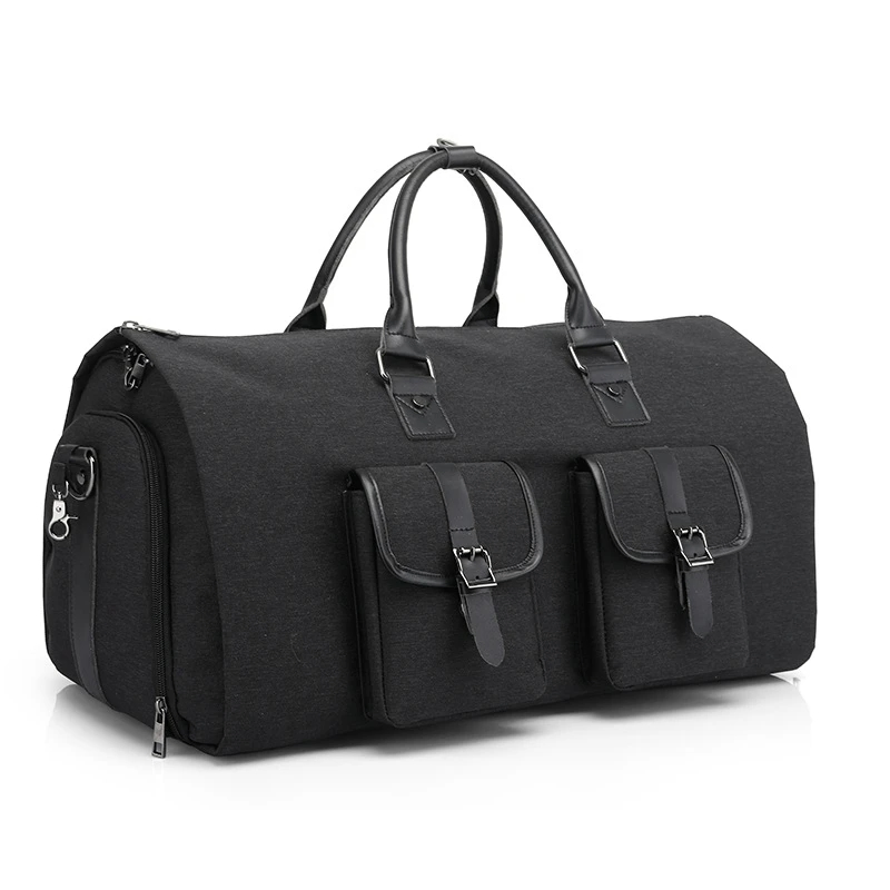 Stylish Black Men's Business Travel Bag for Professionals