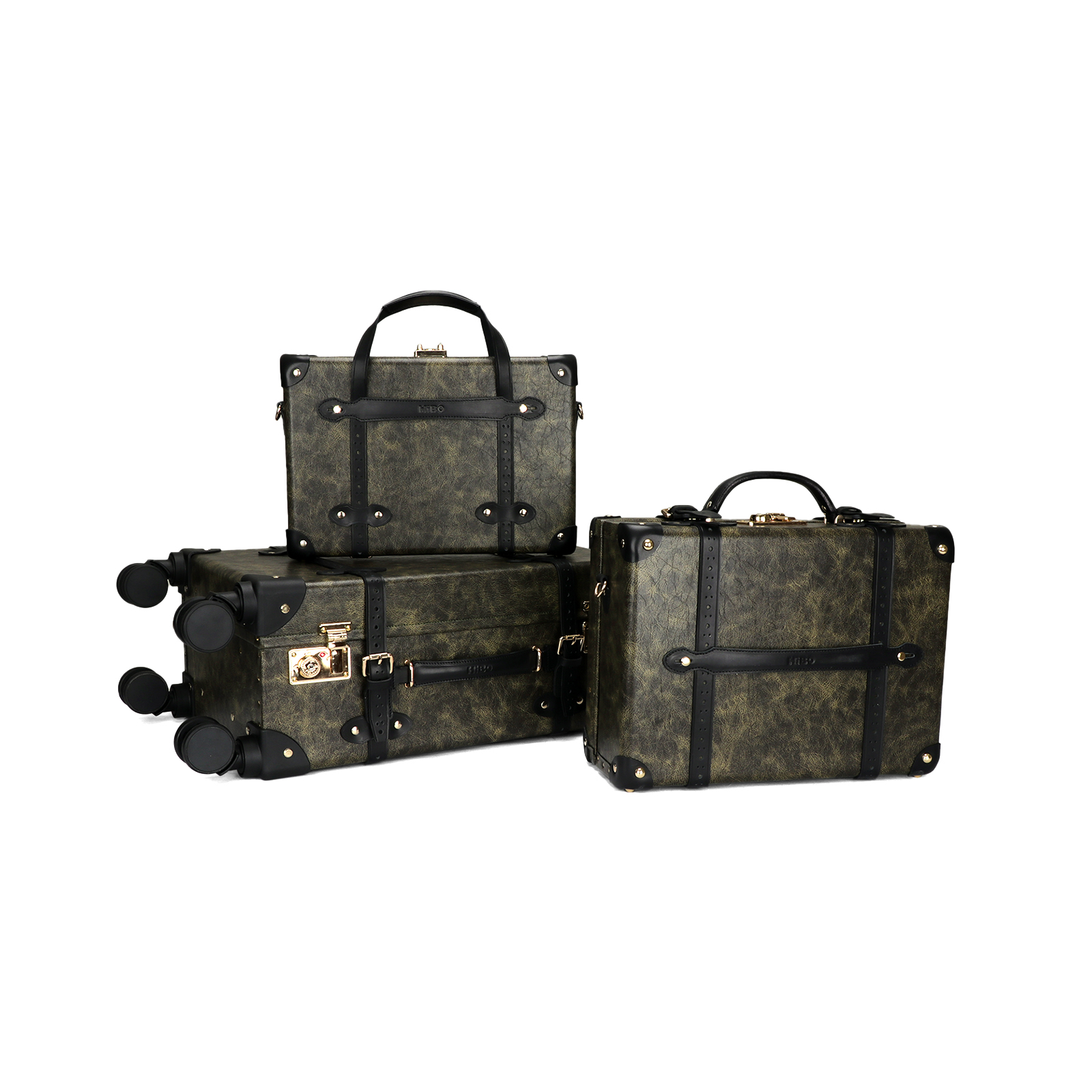 OEM Luxury Collection Set of 20in Luggage Document Computer Bag Handheld Case Suitcase for Outdoor Business Work Travel