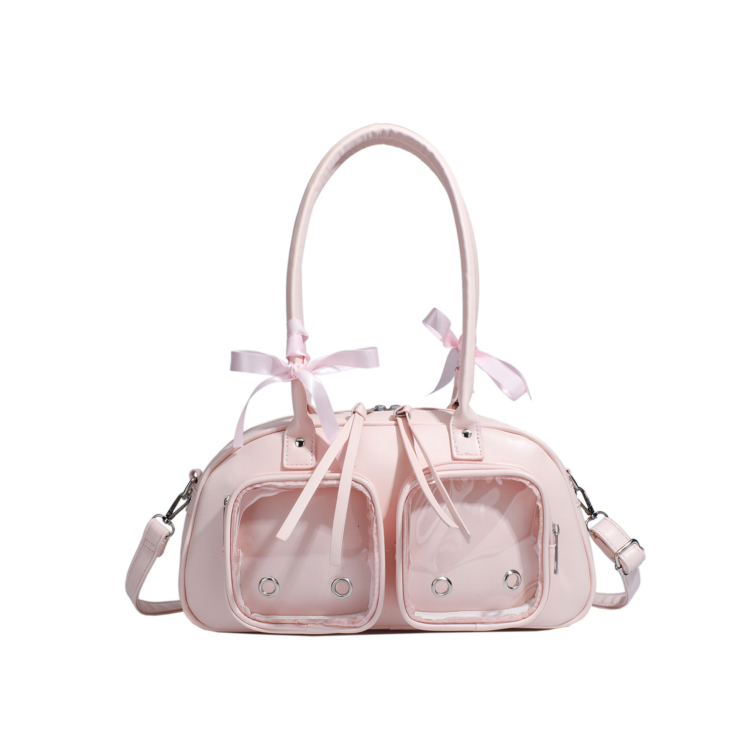 OEM Designer Fashion Single Shoulder Ladies Pins Insert Display Custom Ita Bag Tote