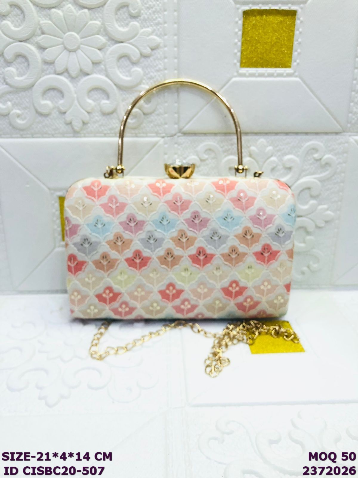 Premium Women Clutch Handbags with Sequin Embroidery, Luxury Evening Bags for Wedding Party and Festive Occasions Bulk Supplier