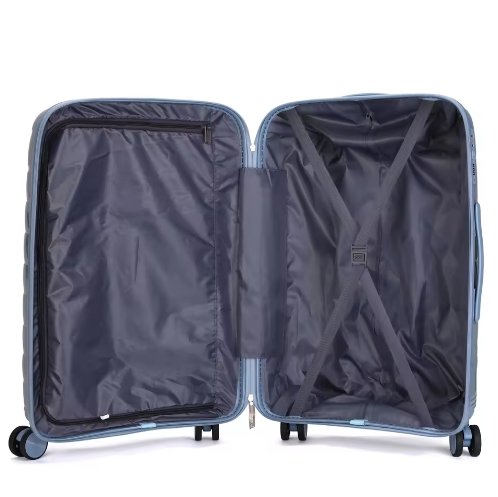 PP Waterproof Soft-Handle Luggage Set with Lock and Telescopic Rod - 20/24/28/32 Inch Assortment