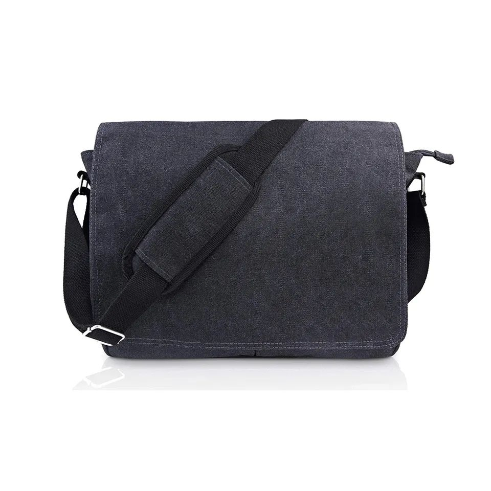 Xianghui Wholesale Custom Trendy Business Casual Men Women Sling Bags Canvas Shoulder Crossbody Messenger Bag