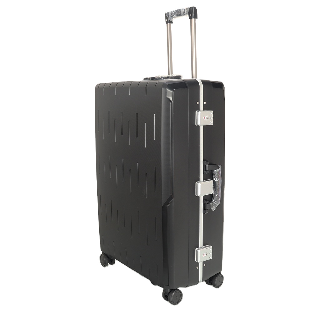 3-Piece PP Lock Luggage Bag Unbreakable Suitcase Set Zipless Polypropylene Suitcase Collection