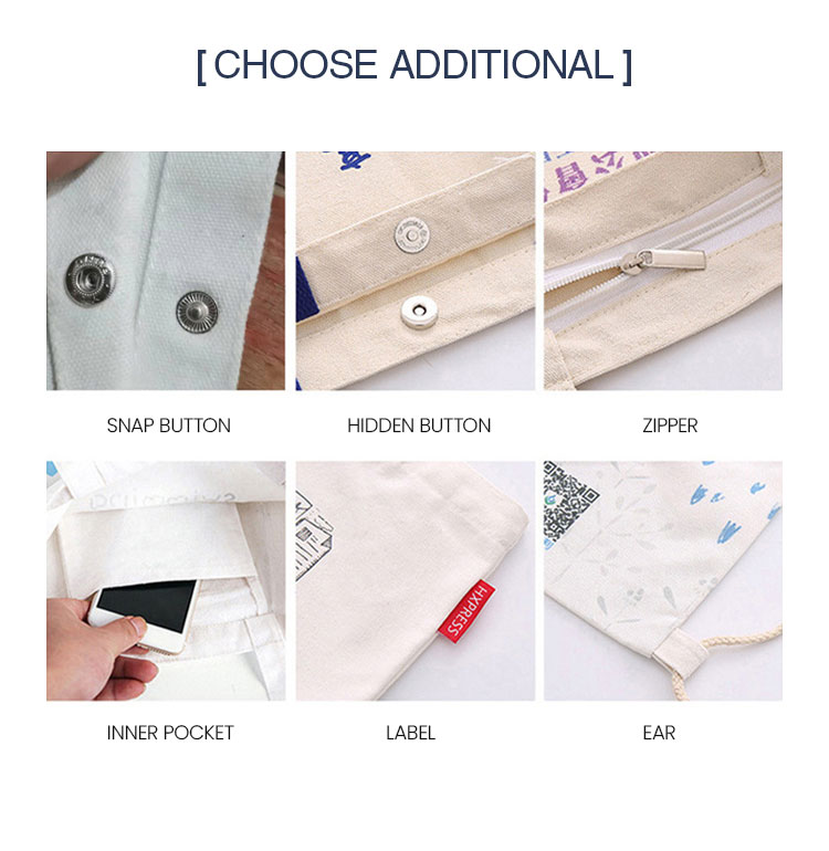 Custom Luxury Multifunctional Canvas Mommy Diaper Bag Tote Small Casual Tote Two Handles/Shoppers Open Closure Private Label