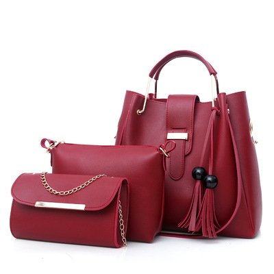 Wholesale Large Capacity 3pcs Handbag Set Ladies Crossbody Shoulder Bag Purse Fashion Designer Handbags for Women Luxury