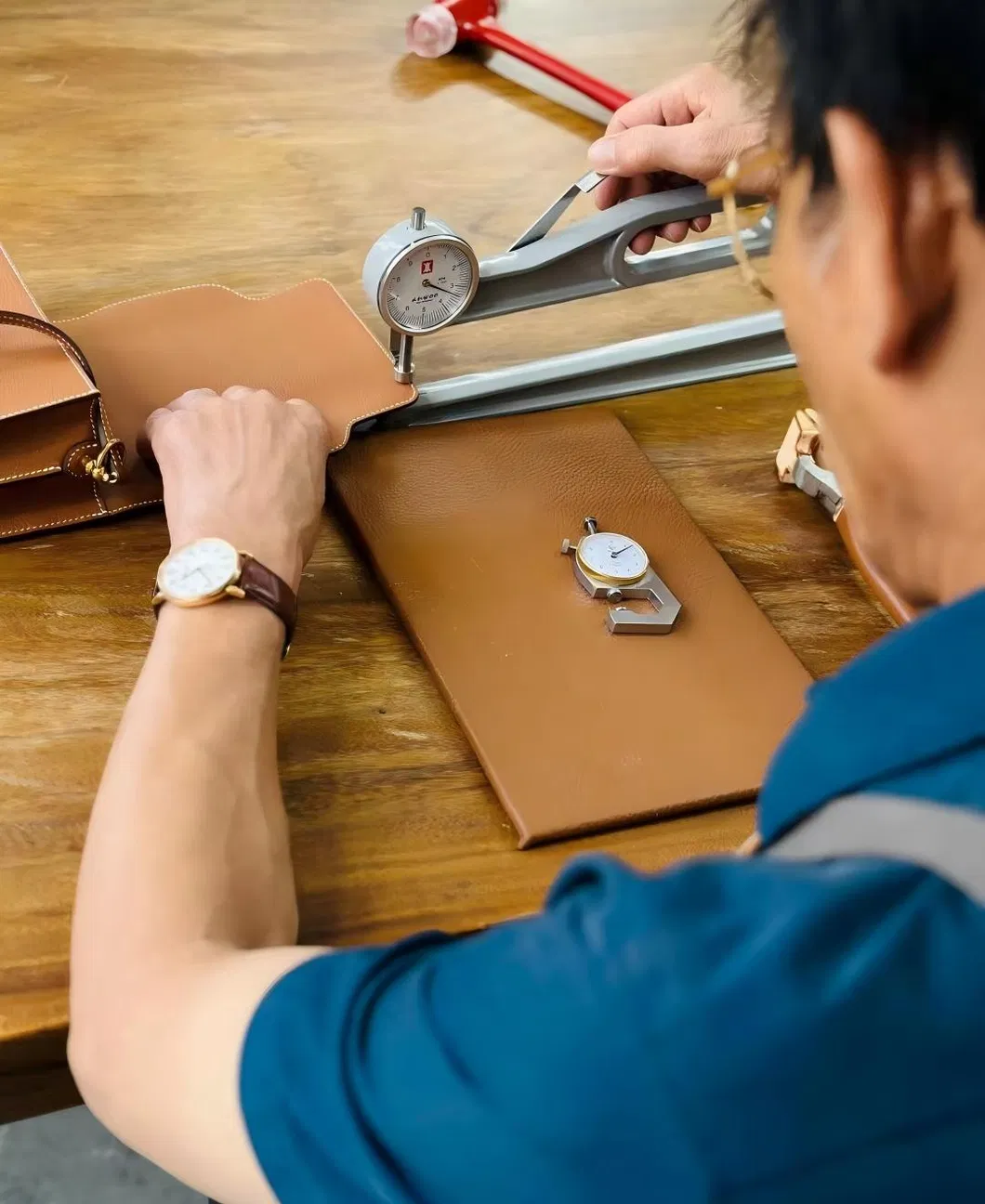 Professional Genuine Leather Briefcase Tote Bag for Women Business Work Office Laptop Bag Cowhide Handbag