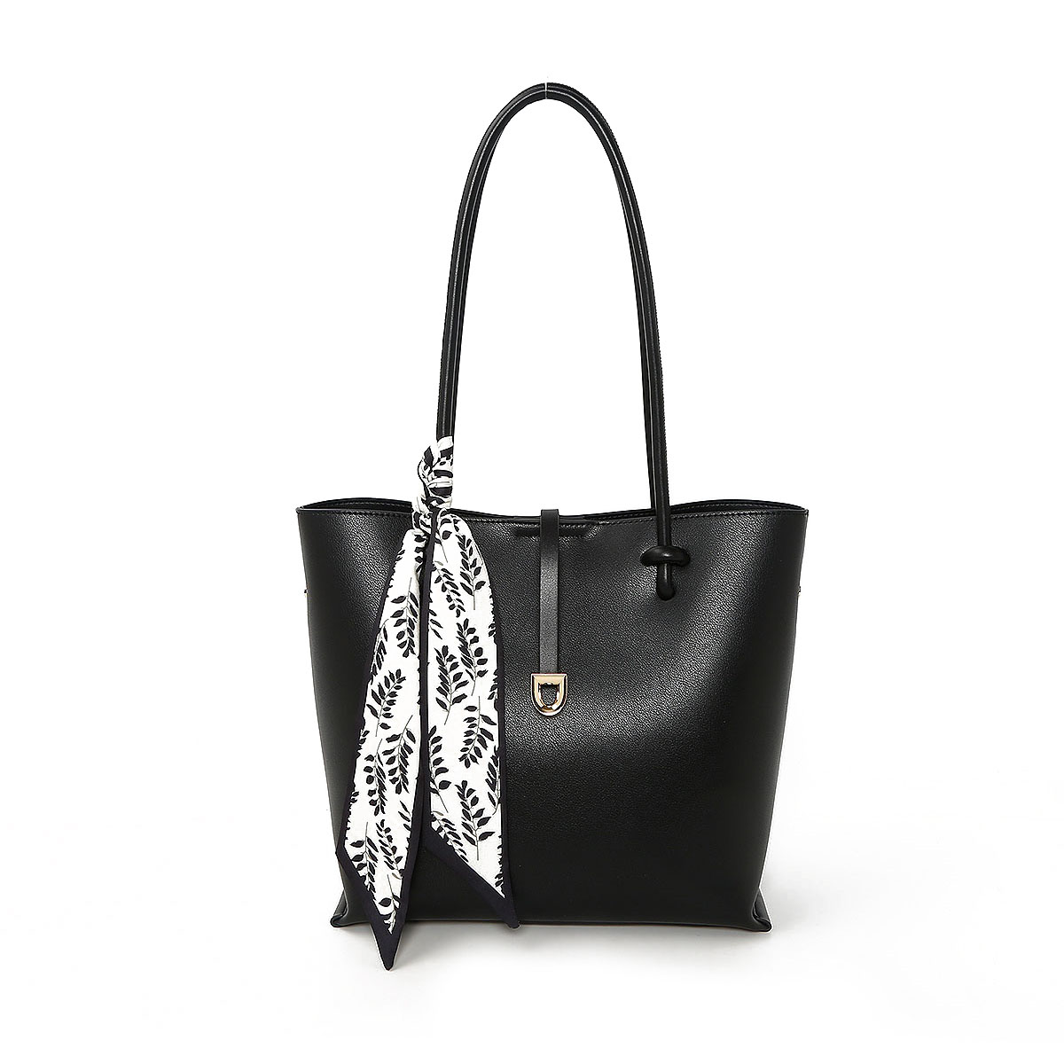 OEM ODM Factory High Quality Brand New Luxurious Waterproof PVC Ladies Handbag with Silk Scarf Handle and Carrying Bag