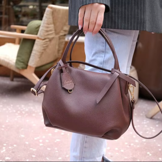 Custom Leather Tote Bags Embossed Designer Private Label Women Luxury Handbags Custom Logo R M INTERNATION Handmade Father's Day