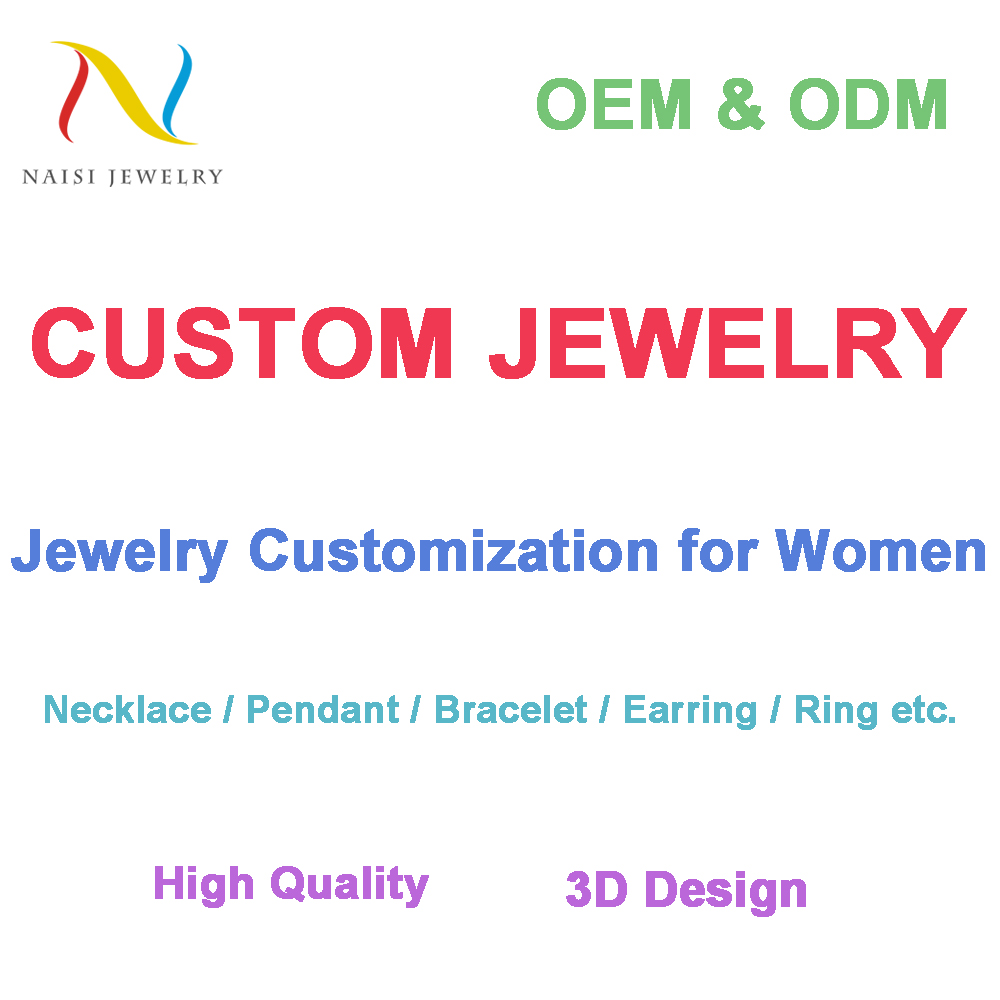 Fashion Bracelet Ring Necklace Earring Jewelry Women Stainless Steel OEM ODM 3D Design Custom Logo Jewelry Manufacturer