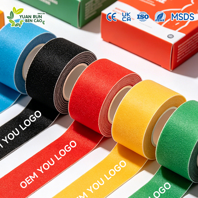 Custom Private Label Kinesiology Muscle Tape Precut - Waterproof Cotton Sports Recovery Tape Factory Price Free Packaging