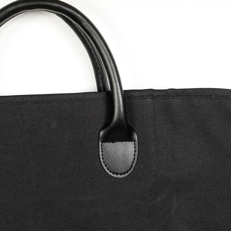 Premium Leather-Handled Business Suit Garment Bag for Professionals