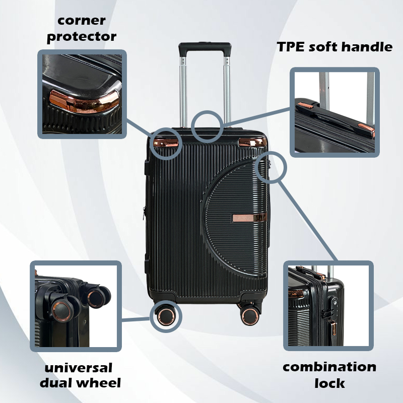 2025 New Brand Luggage Sets 6 Piece Women Bags Luxury Trolley Suitcase Collection for Business Trip Traveling Bags Luggage
